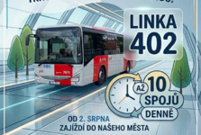Lidé z Trhového Štěpánova dojedou do Prahy snáze. Město vyjednalo novou autobusovou linku 402